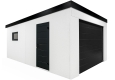 GARDEON® Garage mit Hörmann Garagentor und Fenster